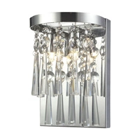 Kinkiet w stylu glamour LUXORIA kryształki 9018128