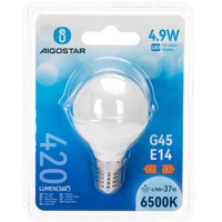LED bulb E14 5W cold 6500K ball