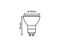 LEDOM GU10 220-240V 1W 120lm cold 6500K bulb