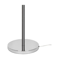 Dove Floor Lamp 1xE27 Max.60W Chrome Metal/Transparent PVC Cable/Gray Fabric Shade 124500128
