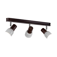 Lampa Sufitowa Svantje 3xE14 Max.40W Drewno Bukowe Orzech/Biały Metal 2239376