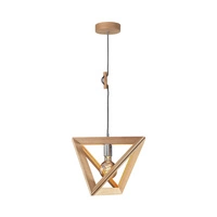 Trigonon Lampa Wisząca 1xE27 Max.60W Dąb Olejowany/Antracyt/W Oplocie 1271174