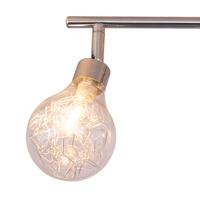 Bulbs Ceiling Lamp Incl. 3xG9 Max.28W Chrome Metal/Transparent Glass 2507328