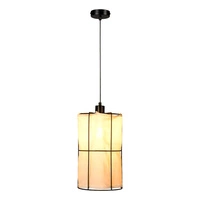 Marinero Pendant Lamp 1xE27 Max.15W LED Black/Black Braid/Black-White Linen 184229104