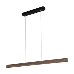 Forestier Lampa Wisząca 1xLED 12V Zintegrowany 12W Sosna Bejcowana Orzech/Czarny 158116104