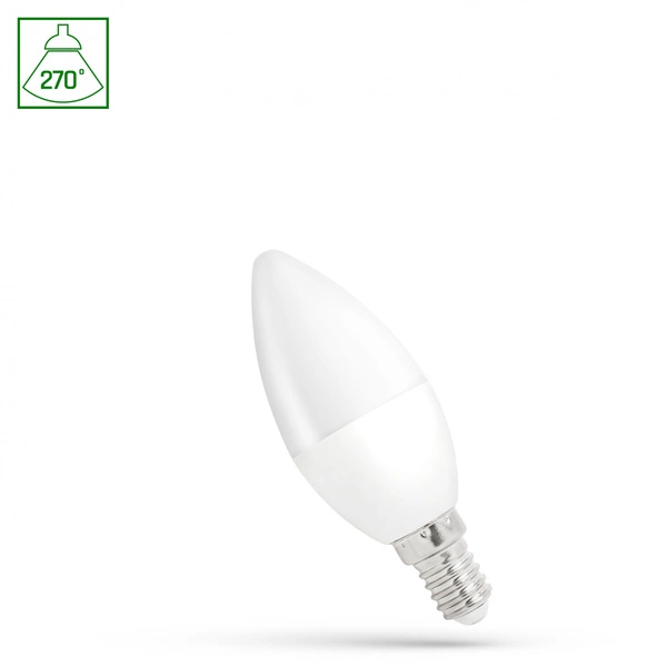 LED CANDLE E-14 230V 1W CW SPECTRUM