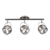 Lampa sufitowa kulowa w zestawie 3xGU10 LED 6W Satynowy Metal 2686387