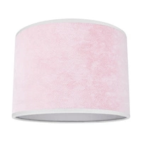 Lampshade Cylinder E27 H30 Pink Velvet A0425