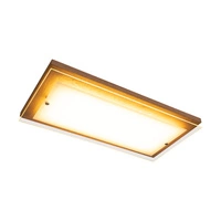 Kinkiet Finn 1xLED Zintegrowany 2100lm 2700K 24W Dąb Olejowany/Szkło Biało-Przezroczyste 4032974