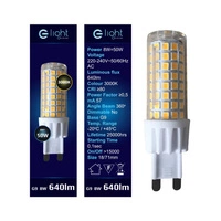 Żarówka LED 8W G9 barwa ciepła 3000K EKZA336