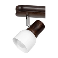 Svantje Ceiling Lamp 2xE14 Max.40W Walnut Beech Wood/White Metal 2239276