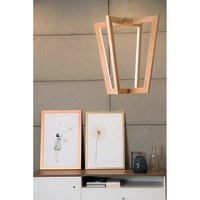 Lampa Wisząca Leif ''In'' 4xLED 24V Zintegrowana 2520lm 3000K 27W Dąb Olejowany/Przezroczysty Kabel PCV 1509174