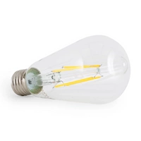 Żarówka FILAMENT LED E27 8W ciepła 2700K ST64 łezka