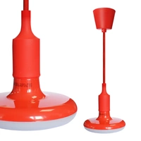 UFO 15W LED BULB RED+ BRAIDED CABLE