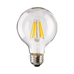 LED Filament bulb 7W E27 G120 ball neutral color 4000K EKZF971