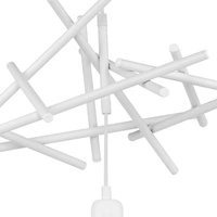 Lampa wisząca Glenn 1xE27 maks. 60W biały metal/biały kabel PVC 9222102