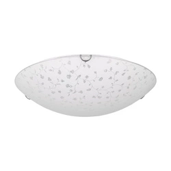 Lampa sufitowa Flora w zestawie 1xLED Zintegrowany 1650lm 2700K 18W Chrom Metal/Biało-Przezroczyste Szkło 4044112
