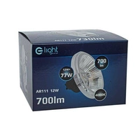 LED bulb 12W AR111 GU10 4000K black with reflector EKZA3407