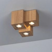 Wooddream Square Lampa Sufitowa Incl. 3xLED GU10 5W Dąb Olejowany 2576374