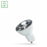 LED GU10 230V 6W SMD 10ST NW WITH SPECTRUM LENS