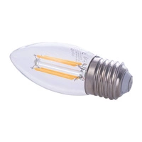 Decorative Filament LED light bulb 4W E27 C37 Candle warm color 2700K EKZF003