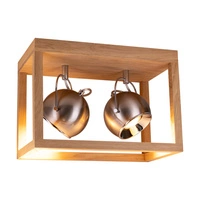 Lampa sufitowa Roy z 2xLED GU10 5W Dąb olejowany/Satynowy metal 5227274