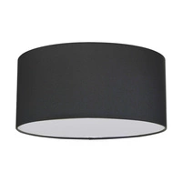 Lampa Sufitowa Josefina 1xLED Zintegrowana 1200lm 2700K 13W Biały Metal/Antracytowy Klosz Tkaninowy 4782802