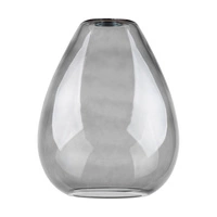 Lampa Wisząca Piro 1xE27 Max.60W Chromowany Metal/Przezroczysty Kabel PCV/Szkło Dymne 9823028