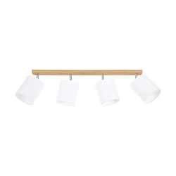 Aprillia Ceiling Lamp 4xE27 Max.25W Oiled Oak/White 56744474