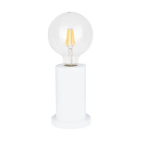 Lampa stołowa Tasse 1xE27 maks. 25W białe drewno bukowe/przezroczysty kabel PVC 7391102