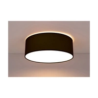Josefina Ceiling Lamp 2xE27 Max.25W White Metal/Anthracite Fabric Shade 4782812