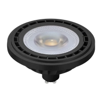 Żarówka LED 10W AR111 GU10 4000K/ Czarny