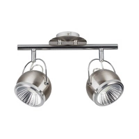 Lampa sufitowa kulowa w zestawie 2xGU10 LED 6W Satynowy Metal 2686287