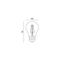 Żarówka ozdobna do girlandy Filament LED G45 E27 FMB 1,3W barwa ciepła 2700K