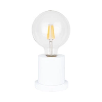 Tasse Lampa Stołowa 1xE27 Max.25W Biały/Transparentny PVC 7392102