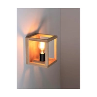 Kinkiet Kago 1xE27 Max.40W Dąb Olejowany/Czarny Metal 9159174