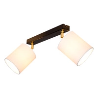 Aprillia Lampa Sufitowa 2xE27 Max.25W Czarny/Złoty/Biały 56344204
