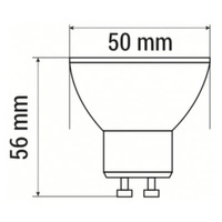 PAR16 GU10 8W 36° DIM dimmable 4000K | neutral bulb