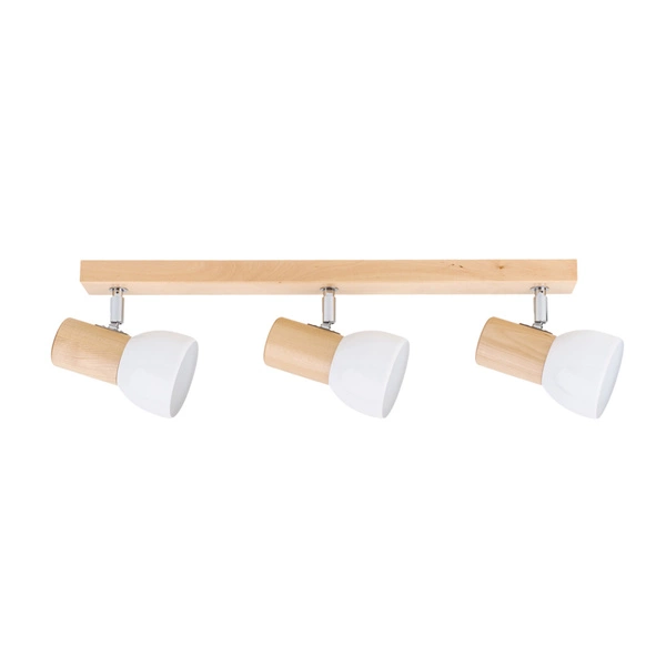 Svenda Ceiling Lamp 3xE27 Max.60W Birch/Chrome/White 2224360